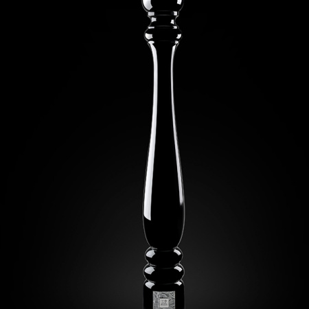 Мельница для перца лакиров.; дерево; D=8.8,H=50см; черный