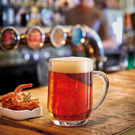 Кружка пивная «Хаворт»; стекло; 570мл; D=90/72,H=131,B=135мм; прозр.