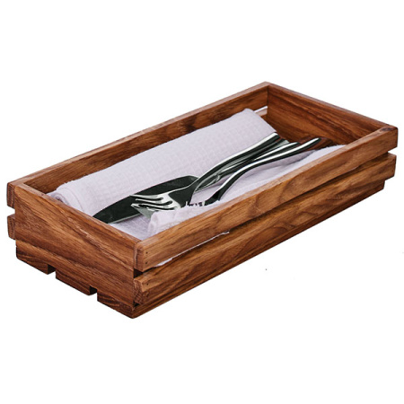 Ящик для кондиментов; дуб; H=5,L=25,B=12см