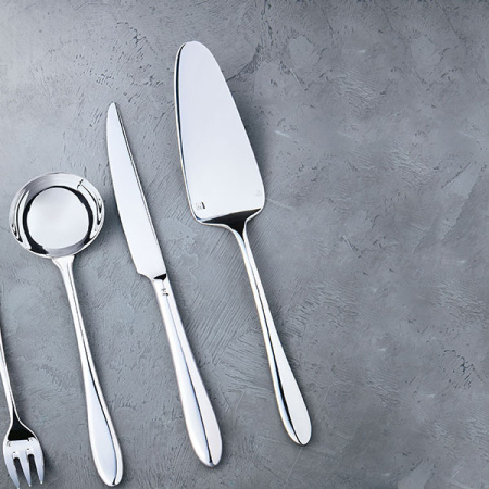 Лопатка для торта «Лаццо»; сталь нерж.; металлич.