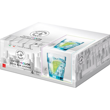 Олд Фэшн «Рок Бар Лаунж»; стекло; 270мл; D=84,H=93мм; голуб.