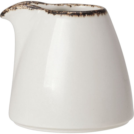 Молочник «Браун дэппл»; фарфор; 85мл; белый,коричнев.