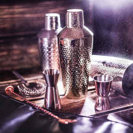 Ложка барная ProHotel 25 см с мадлером медная