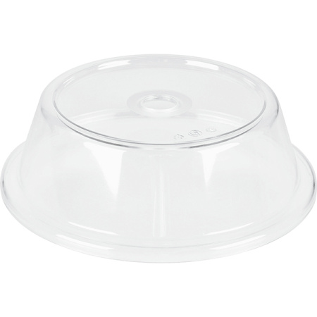 Крышка для тарелки; поликарбонат; D=24,H=6.7см; прозр.