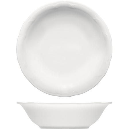 Салатник «Штутгарт»; фарфор; D=16см; белый