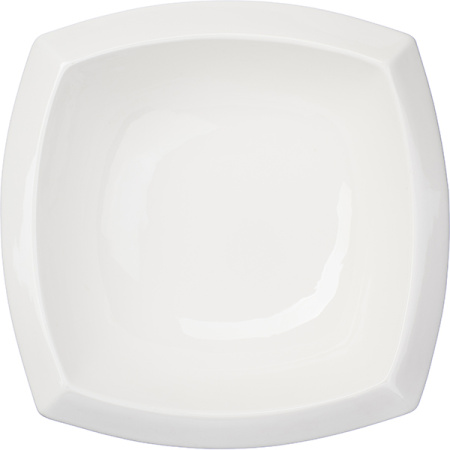 Салатник квадратный «Кунстверк»; фарфор; 3000мл; H=11,L=32,B=32см; белый