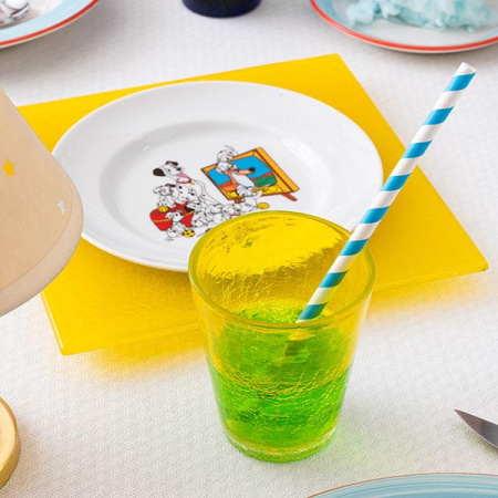 Тарелка «Хэло»; стекло; L=24,B=24см; желт.