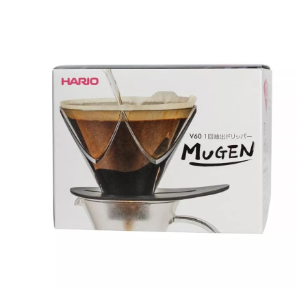 Воронка Hario Mugen 02 пластик черный