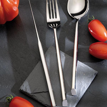 Ложка столовая «X-15»; сталь нерж.; L=210/60,B=10мм; металлич.