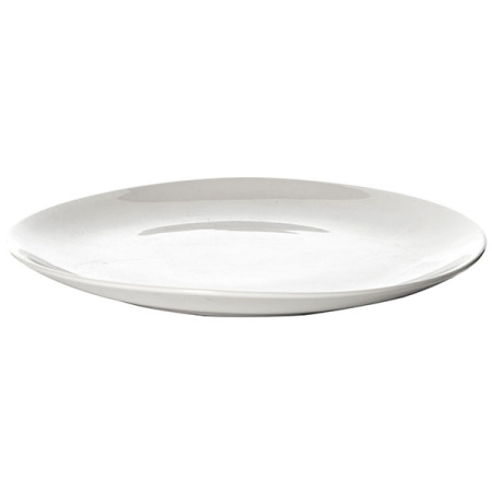 Тарелка мелкая б/борта «Кунстверк»; фарфор; D=25.5,H=2см; белый