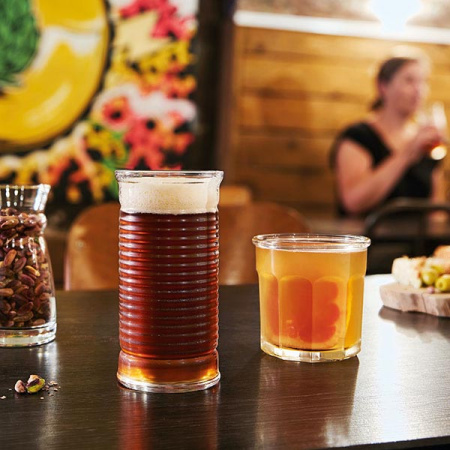 Стакан-емкость для подачи «Эскаль»; стекло; 420мл; D=97,H=96мм; прозр.