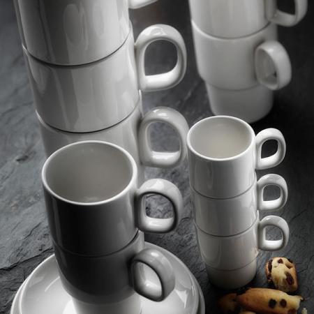 Блюдце «Лив»; фарфор; D=16.5,H=1.8см; белый