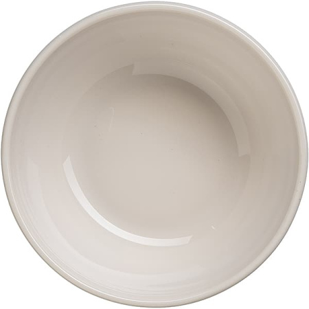 Салатник «Рисепшн»; стекло; 300мл; D=12,H=4.5см; слон.кость,серый