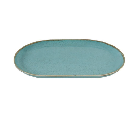 Блюдо Porland Seasons 32х20 см бирюзовый