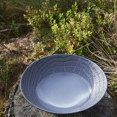 Салатник «Арборесценс» цвет-лакрица; фарфор; 850мл; D=24,H=6см