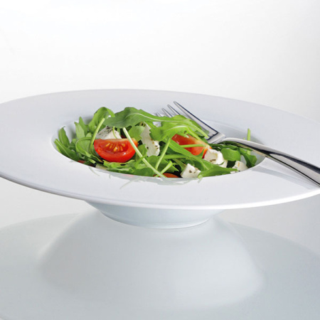 Тарелка для пасты «С-Класс»; фарфор; 450мл; D=27/15,H=5см; белый