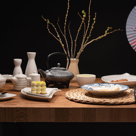 Бутылка для саке «Кунстверк»; фарфор; 250мл; D=75,H=165мм; белый