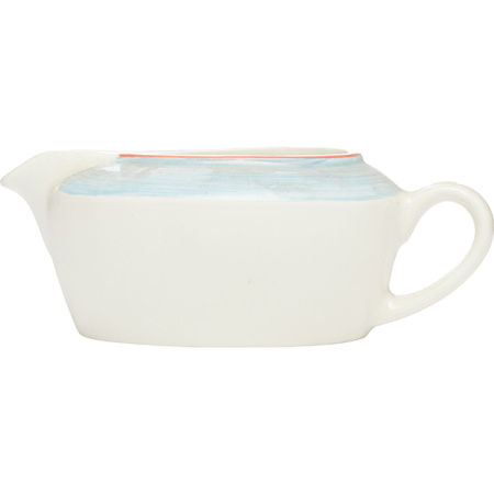Соусник «Рио Блю»; фарфор; 130мл; белый,синий