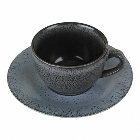 Блюдце Porland Frost Д=16 см серый