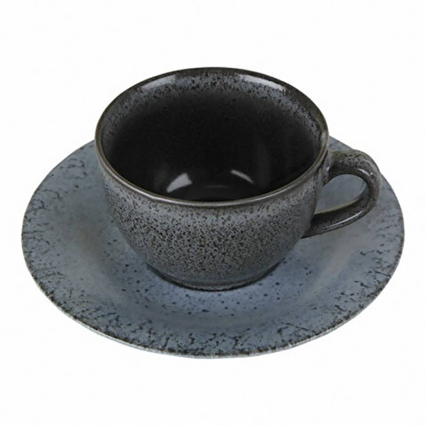 Блюдце Porland Frost Д=16 см серый