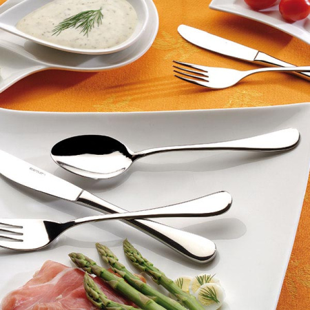 Вилка столовая «Риволи»; сталь нерж.; L=200/60,B=2мм; металлич.