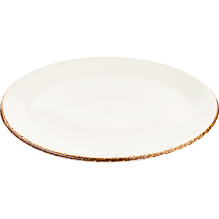 Тарелка мелкая «Браун дэппл»; фарфор; D=30,H=2см; белый,коричнев.