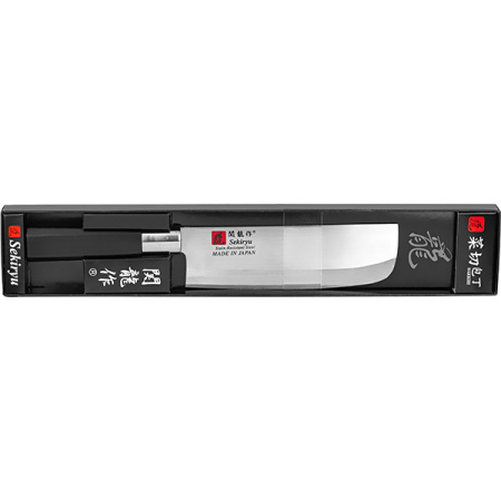 Нож кухонный «Токио» двусторонняя заточка; сталь нерж.,пластик; L=29.5/16.5,B=5см