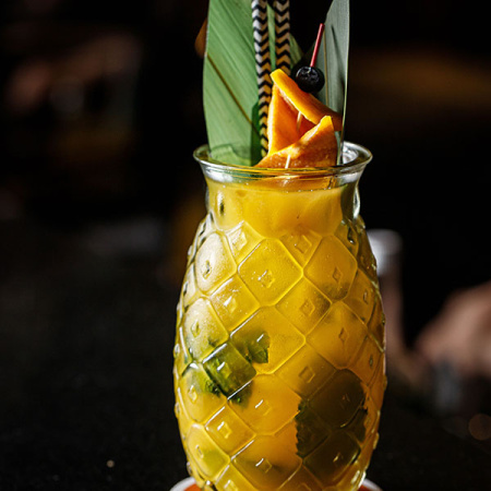Стакан для коктейлей «Ананас»; стекло; 0.7л