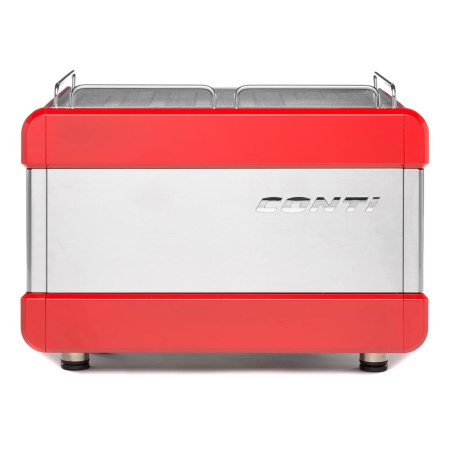 Кофемашина Conti CC100 Стандарт 2 группы, красная