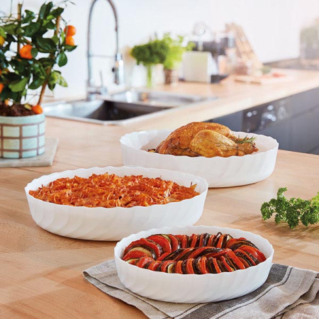 Блюдо овальное Luminarc Смарт Кюзин Д=22 Ш=16 см