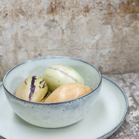 Тарелка; керамика; D=28.5,H=4.5см; св.зелен.