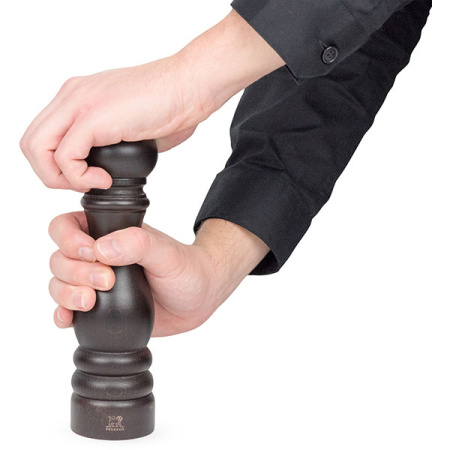 Мельница для перца метал.мех.; дерево,металл; D=6,H=22см; коричнев.