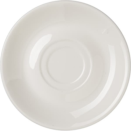 Блюдце «Дайринг»; фарфор; D=15.5,H=1.8см; белый