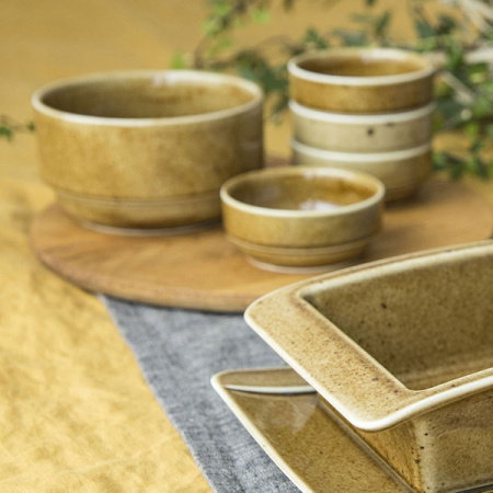 Салатник «Кантри Стайл»; фарфор; 460мл; D=12,H=6см; зелен.