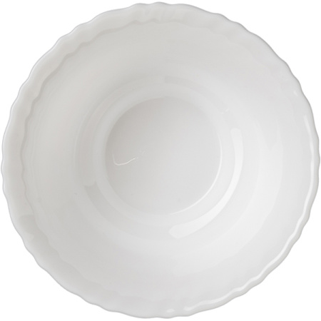 Салатник с цветн.декором; стекло; 270мл; D=12см; белый,разноцветн.