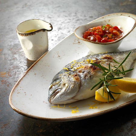 Молочник «Крафт»; фарфор; 85мл; D=5.8,H=72,L=7.5см; белый