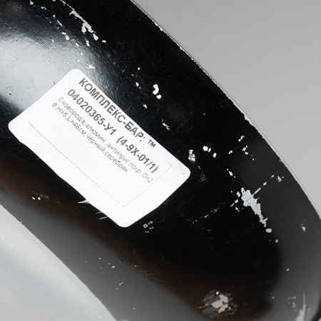 Сковорода; алюмин.,антиприг.покр.; D=28,H=5,L=46см; черный,серебрян.