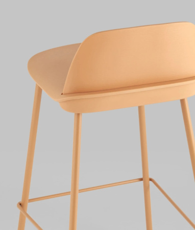 Стул полубарный Mist желтый