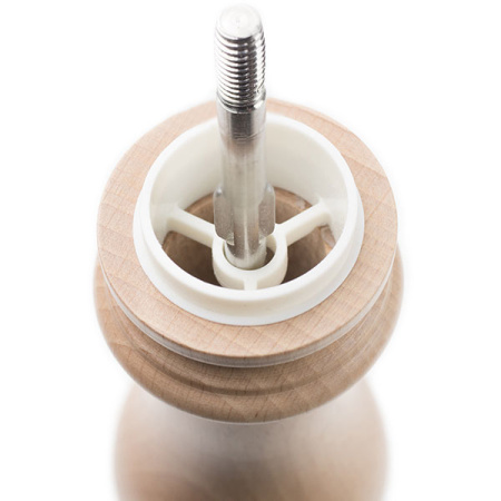 Мельница для соли метал.мех.; дерево,металл; D=5.5,H=22см; св. дерево