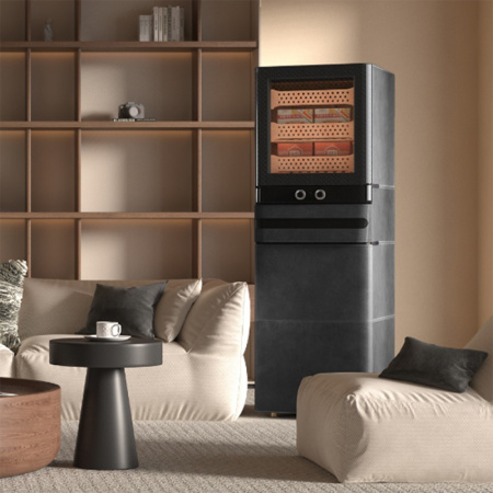 Хьюмидор для сигар Afidano L6 (Чёрный оникс)