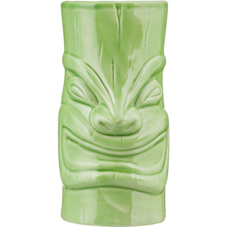 Стакан для коктейлей «Тики»; керамика; 350мл; D=79,H=148мм; зелен.