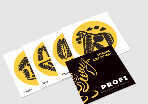 Набор карточек Insane Latte Art Professional