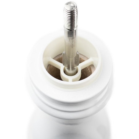 Мельница для соли «Ю Селект» метал.мех.; дерево; D=5.6,H=12см; белый