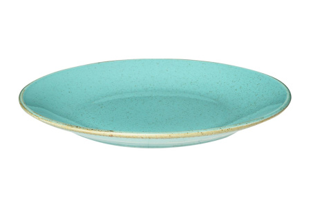 Тарелка мелкая Porland Seasons Д=28 см бирюзовый