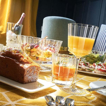 Бокал для вина «Макассар»; хр.стекло; 350мл; H=205мм; прозр.