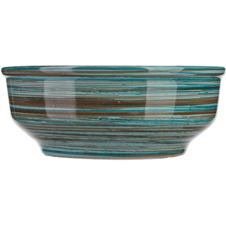 Миска «Скандинавия»; керамика; 0.5л; D=15.5,H=6см; голуб.