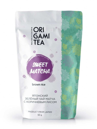 Японский чай Оригами Sweet matcha с рисом 50 г