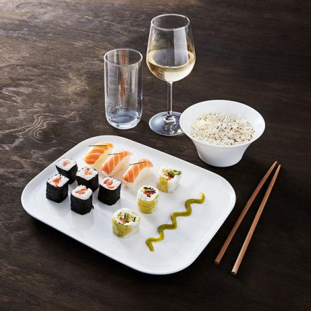 Салатник «Сизонз бар»; зеникс; 2200мл; D=24.5,H=11.8см; белый