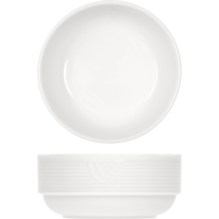 Салатник «Карат»; фарфор; 280мл; D=12,H=5см; белый