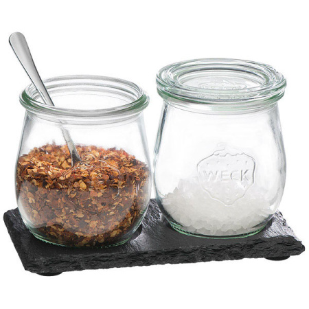 Подставка APS для мельниц, банок сланец натуральный 15х8 см